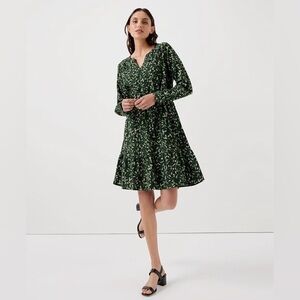 Pact 100% cotton cafe crepe dress Cottagecore boho